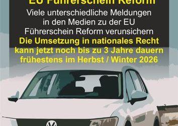 Führerschein Reform 2026
